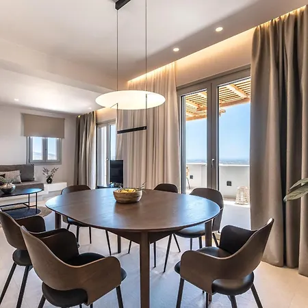 Eartha Horizon 3br With Private Pool Panoramic Sea Sunset View Villa Naxos City