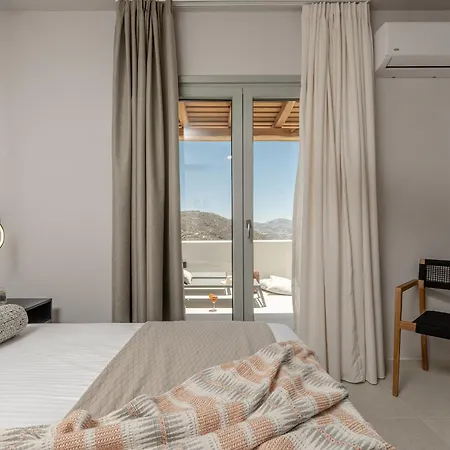 别墅 Eartha Horizon 3br With Private Pool Panoramic Sea Sunset View Naxos City